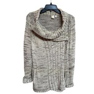 Anthropologie Yellow Bird Snap Front Wrap Cardigan Size Small